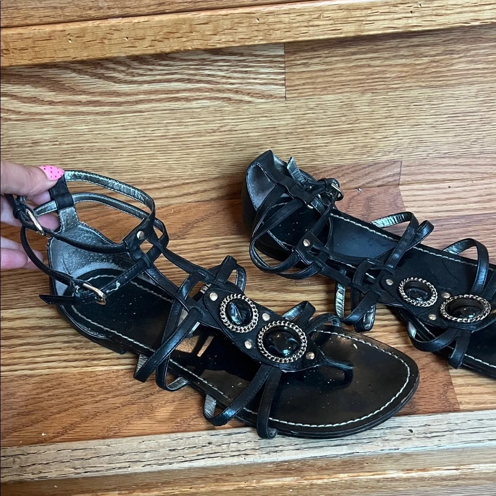 Guess Strappy Sandals with Embellishments